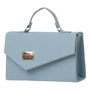 Bolso Bandolera Azul de PU para Mujer, Marca Fana, con Patrón Geométrico, Cierre de Cremallera Impermeable, para Uso Diario en Todas las Estaciones - Product Image 1