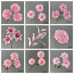 Fleurs en soie imprimées en 3D de haute qualité, simulation rose, pour décoration de <span class=keywords><strong>mariage</strong></span>, chapelle, plafond, allée, accessoires de photographie extérieure - Product Image 2