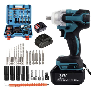 ประแจบลูอินดัสเทรียล DIY กำลังสูง 21V/18V แบบไร้แปรงถ่าน ใช้แบตเตอรี่ แรงบิด 300 นิวตันเมตร ความถี่กระแทก 3500 เฮิรตซ์ รุ่น ET18300 High T - Product Image 3