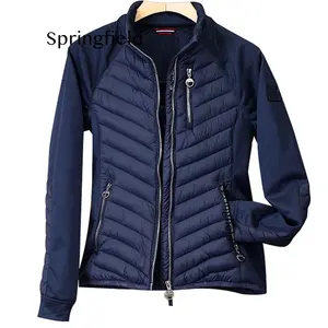 SF Horse Riding Jackets Women Equestrian Puffer Jacket Zippers Warm Slim Fit Horse Rider Jackets Sports Outfit Female Equipment