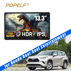 Moniteur d'appuie-tête Android 13 pour voiture, écran <span class=keywords><strong>TV</strong></span> de voiture avec support de téléphone, lien miroir sans fil, écran tactile pour Denza BYD Trumpchi - Product Image 1