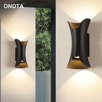 Up et down mur lampe Étanche Extérieure Jardin Porche applique éclairage être en grande demande Offre Spéciale pas de batterie mur-monté
