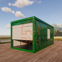 Casa Contenedor Modular Versátil, Estructura Prefabricada Desmontable, Unidad de Vivienda de Entrega Rápida para Proyectos de Construcción