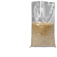 Fournisseur de la Chine Nouveaux sacs tissés en PP transparents vides jetables 10kg 25kg pour céréales de riz