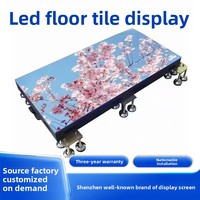 Pantalla LED Interactiva con Sensor de Cuerpo Humano para Piso, 4K 16:9 a Todo Color, P3 3.91mm, Animación Dinámica 3D, IP65 para Interiores