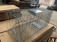 Cage à souris et à rats en métal à mailles fines, piège à animaux, cage à capture multiple, humaine