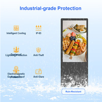 43 49 55 65 İnç Dış Mekan Dijital Reklam Ekranı IP65 Su Geçirmez Süpermarketler İçin Android Dijital Tabela Kiosku Tatil Köyleri İçin