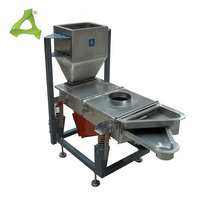 Tamis vibrant linéaire à double couche pour le classement des grains de café, des graines de moutarde et des granulés, machine de tamisage vibratoire pour l'industrie alimentaire