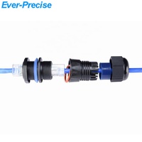 Gaine de câble RJ45 à passage direct - Connecteur RJ-45 / Ethernet étanche - Connecteur électrique RJ-45 étanche pour extérieur