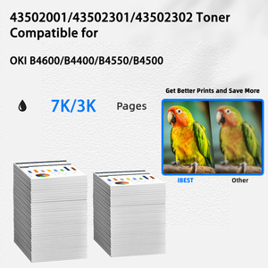 Mực tương thích <span class=keywords><strong>OKI</strong></span> <span class=keywords><strong>b4600</strong></span> B4400 b4550 b4500 hộp mực tương thích cho <span class=keywords><strong>OKI</strong></span> 43502001 43502301 43502302 - Product Image 2