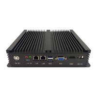 6 COM PC Mini ordinateur Intel Celeron J1900 2 double LAN 4 USB Ubuntu Win 10 11 Mini PC industriel sans ventilateur