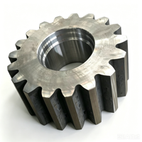 Grande usine de fabrication d'équipements miniers OEM |   Engrenage de transmission robuste de grande taille usiné CNC pour broyeur à billes et équipement cimentier