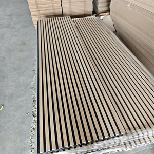 Décoration intérieure de haute qualité, panneaux muraux en <span class=keywords><strong>bois</strong></span> naturel, panneaux acoustiques pour hôtels et appartements - Product Image 1
