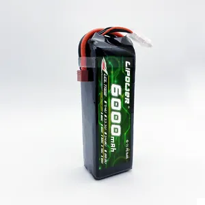 7.4 V 50C 6000mAh 2S Lipo RC Battery with T/XT60 XT90 EC5 Plug for RC Car Truck Aeroplane Heilicopter Boat