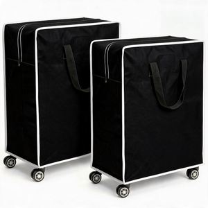 90L Heavy Duty Moving <b>Bags</b> Foldable Rolling <b>Storage</b> <b>Bag</b> for Home Moving Travel - Product Image 1