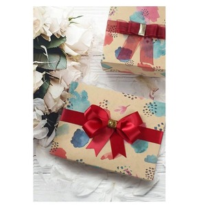 Custom Floral <b>Pattern</b> Kraft Gift Wrapping <b>Paper</b> Sheet 100GSM Eco-Friendly Silicone Coated Double-Sided Digital Printing - Product Image 1