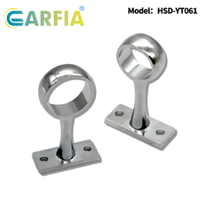 Soportes Centrales Modernos de Aleación de Zinc <span class=keywords><strong>Garfia</strong></span> para Rieles de Armario, Soportes Desmontables para Barras de Ropa - Product Image 2
