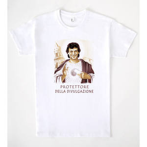 T-shirt promotionnel Saint Angela blanc unisexe taille adulte moyenne - Product Image 1
