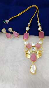 Jewellery Antique Gold Tone Green Stones with Beads Ethnic <b>Jhumka</b> <b>Earrings</b> For Girls & Women Stylish Latest - Product Image 3