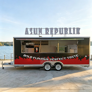 Commercial Service Window Food Truck Ice Cream Food Cart Hot Dog Churros Coffee Cart Sweet Corn Mobile Kitchen <b>Trailer</b> - Product Image 5