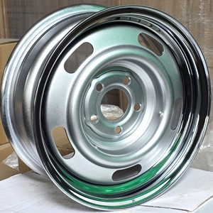 Nouvelle jante en acier chromée pour rallye, disque argenté, tailles 16'', 17'', 18'', 20'', PCD et déport personnalisés, jante classique 1501 5 - Product Image 2