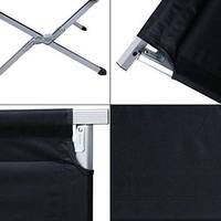 Lit de camp portable d'extérieur, lit de camp pliable en aluminium pour le camping, lit pliable pour pique-nique, voyage, base-camp, randonnée