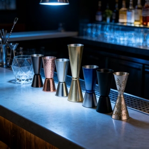 Jigger in Acciaio Inossidabile Resistente con Marcatura Interna, Strumento di Misurazione per Barman, per <span class=keywords><strong>Bar</strong></span> e Ristoranti - Product Image 2