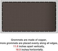 Écran de clôture d'intimité robuste, filet d'écran d'intimité de barrière de maille de tissu d'ombre extérieure