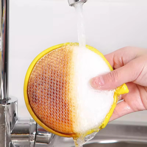 Éponges à vaisselle réutilisables et lavables, éponge <span class=keywords><strong>magique</strong></span> double face pour laver la vaisselle, objets utiles pour nettoyer la cuisine, outils pratiques, 10 pièces - Product Image 4