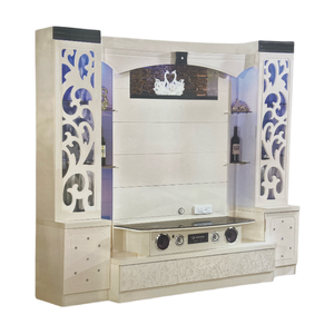 Gran unidad de pared de entretenimiento, <span class=keywords><strong>esquina</strong></span> de madera, soporte de TV para televisión, muebles de sala de estar, muebles para el hogar, mueble de TV moderno - Product Image 1