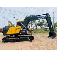 Excavatrice VOLVO EC140 d'occasion de 14 tonnes pour travaux de terrassement, modèles EC140C EC150, matériel de construction à vendre