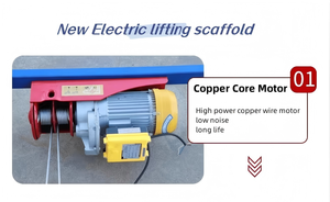 <span class=keywords><strong>Échafaudage</strong></span>s électriques 6 <span class=keywords><strong>échafaudage</strong></span>s électriques en acier neufs et d'<span class=keywords><strong>occasion</strong></span> avec élingue à câble pour usine de fabrication - Product Image 4