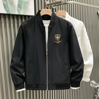 Nouvelle Veste en Cuir Tendance Automne 2026 pour Homme – Style Décontracté et Col Personnalisé – Manteau en Cuir Élégant