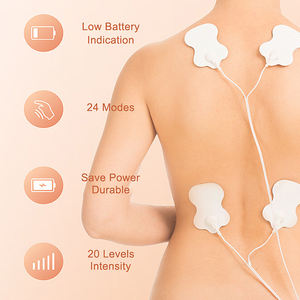 Özelleştirilmiş 24 masaj modları boyun geri bacak vücut ağrı kesici terapi cihazı EMS kas stimülatörü onlarca birim - Product Image 4