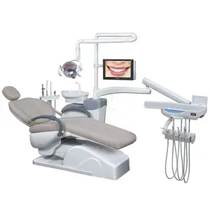 Directo de fábrica China de alto nivel médico instrumento dental eléctrico ajustable Integral equipo unidad silla Dental precio