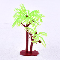 Simulation Mini Palmier Cocotier Gâteau Topper Plante Artificielle Petit Arbre Plante Gâteau Cuit Décoration Fournitures