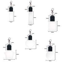 Porte-clés de lampe acrylique Led, Illusion d'illusion LED, avec effet 3d, personnalisé, 7 couleurs, pièces