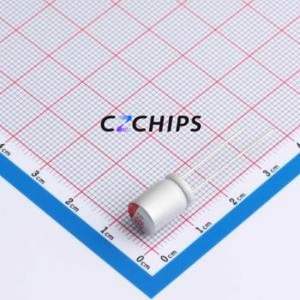 Condensador Sólido HT1V227M0811PC, Componente de Orificio Pasante (THT), D8xL11.5mm 220uF 20% 35V 3.5mm - Product Image 1