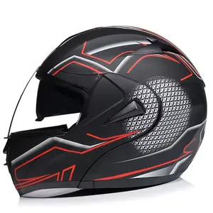 خوذة دراجة نارية مصممة من مصنع المعدات الأصلي وجه كامل مفتوح خوذات Casco de Moto من مصنع في الصين