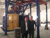 Zosi — station de sablage de sable, équipement de sablage avec un levage de sable électrique supérieur, offre spéciale