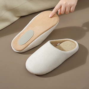 Zapatillas de suelo de madera japonesas amantes zapatillas de tela para el hogar zapatillas de suela blanda antideslizantes silenciosas - Product Image 5