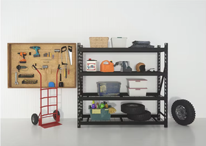 Étagère de stockage pour garage et entrepôt, capacité de 200 kg par niveau, avec boulons réglables, unité d'étagères métalliques <span class=keywords><strong>en</strong></span> acier pour palettes - Product Image 4