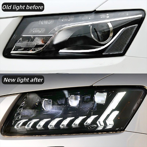 Faro a LED per Auto con Lente Proiettore, Segnale DRL, Lampada Frontale per <span class=keywords><strong>Audi</strong></span> <span class=keywords><strong>Q5</strong></span> 2008-2018, <span class=keywords><strong>Accessori</strong></span> Auto, Potenza 36W - Product Image 2
