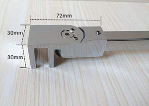<span class=keywords><strong>Barre</strong></span> <span class=keywords><strong>de</strong></span> support mur-verre en acier inoxydable chromé <span class=keywords><strong>de</strong></span> 1300 mm pour porte <span class=keywords><strong>de</strong></span> <span class=keywords><strong>douche</strong></span> moderne sans cadre, panneau fixe, pour salle <span class=keywords><strong>de</strong></span> bain, 1/4" 3/8" - Product Image 6