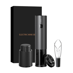 <span class=keywords><strong>Tire</strong></span>-<span class=keywords><strong>bouchon</strong></span> électrique rouge au design unique, coffret cadeau noir, meilleurs ouvre-bouteilles à vin automatiques rechargeables avec logo personnalisé - Product Image 5