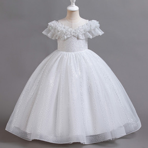Abiti Lunghi ed Eleganti da Cerimonia per Bambine, Abbigliamento per Feste, Vestiti da Sera Formali per Damigelle e Matrimoni - Product Image 2