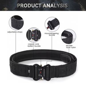 Ceinture tactique Artex de 2 pouces, boucle en métal à dégagement rapide, MOLLE, ceinture laser pour hommes, ceinture de combat camouflage, équipement tactique MOLLE - Product Image 5