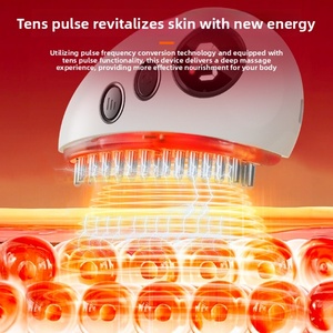 EMS Microcurrent Scraping, Hot Compress & Massage Instrument - Red Light Heating Vibration <b>Massager</b> for Meridian Dredging - Product Image 5