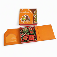 Scatola Regalo Personalizzata all'Ingrosso con Logo, Scatola per Confezioni Regalo in Cartone Rigido Ecologico per Esposizione di Caramelle Natalizie