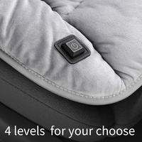 Cojín de Asiento de Coche Calefactable de Terciopelo Holandés de Lujo Anjuny con Tres Ajustes de Temperatura para Audi A3/A4, Ajuste Universal